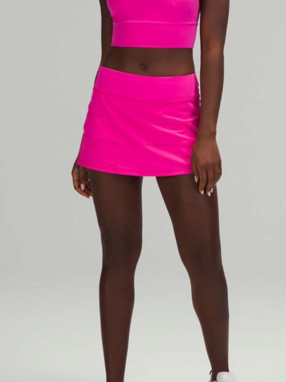 Lululemon Pace Rival Mid Rise Skirt Sonic Pink